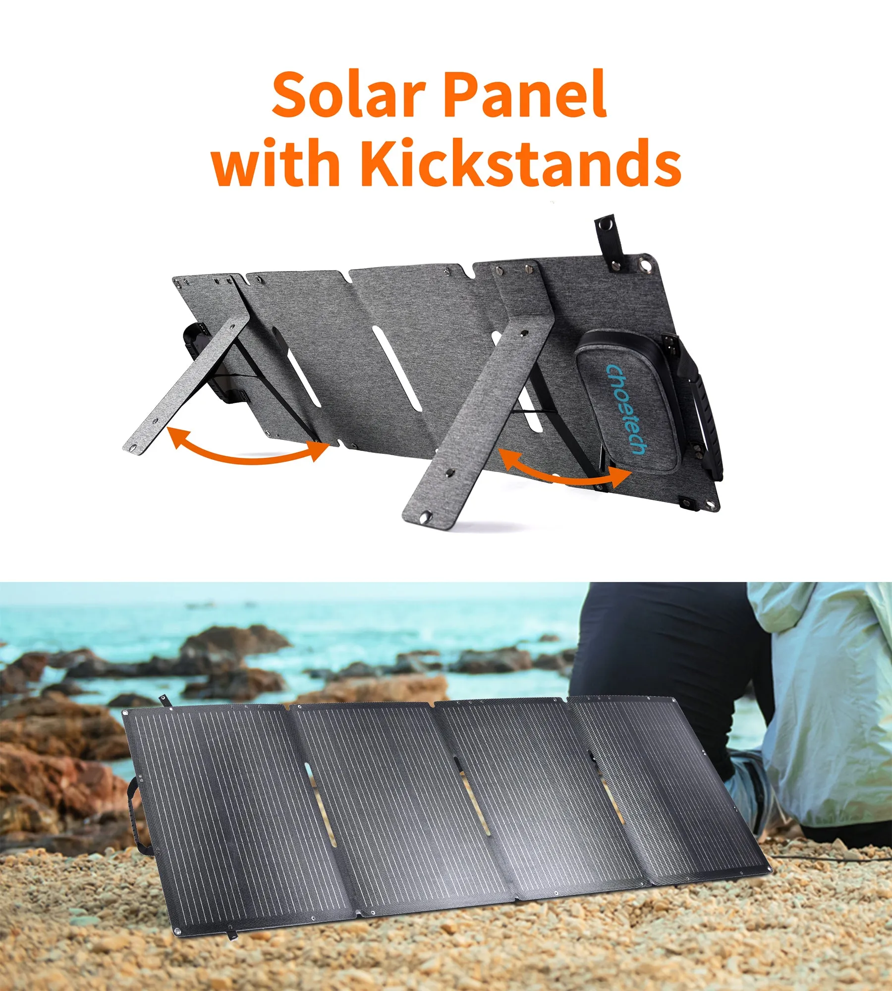 SC006 Choetech 40W Foldable Solar Charger