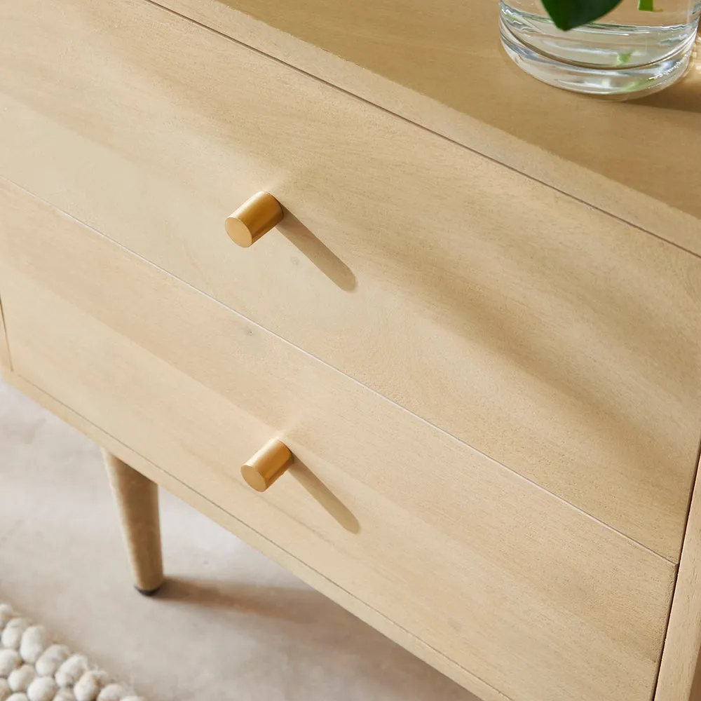 Scandinavian Light Oak Oslo Bedside Table