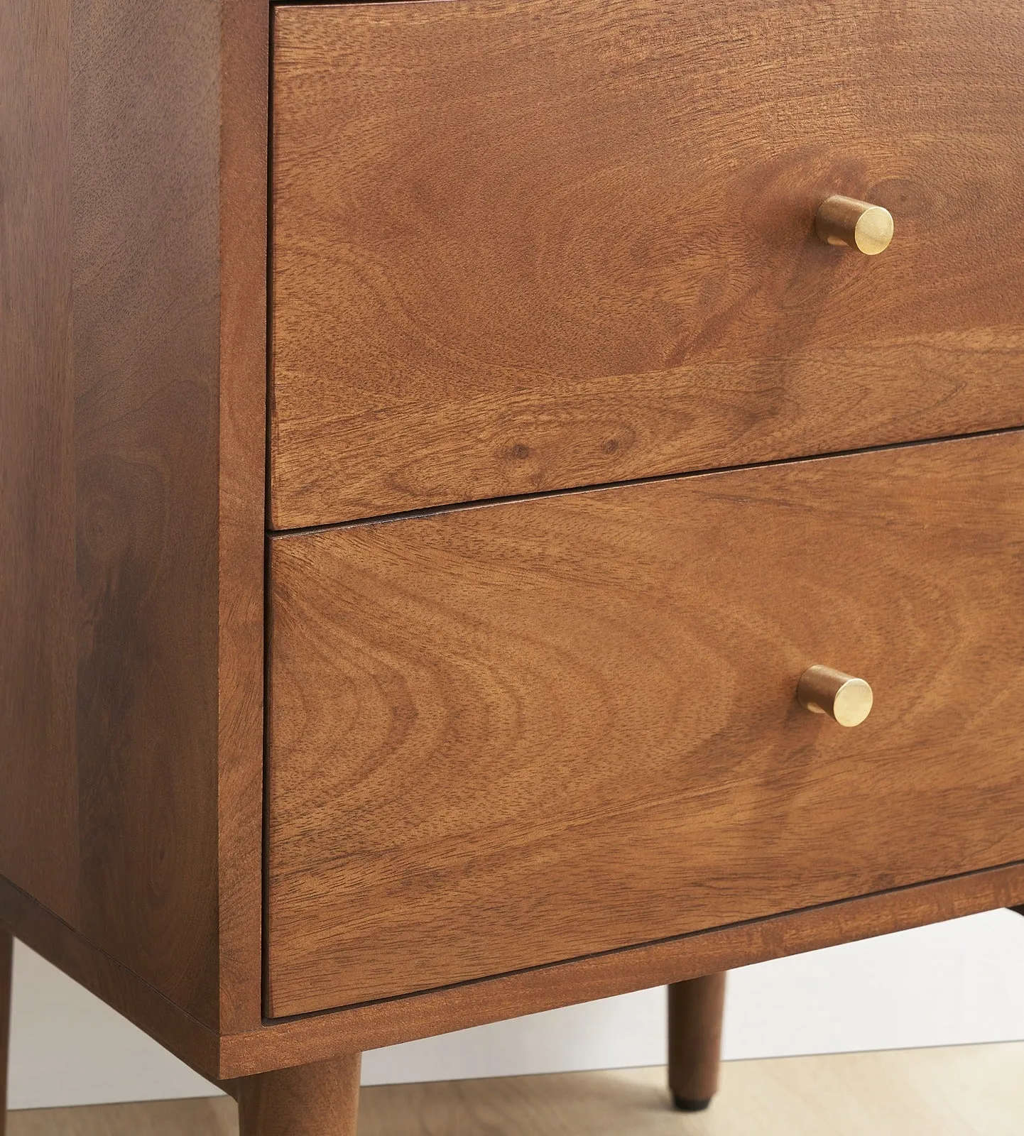 Scandinavian Walnut Oslo Bedside Table