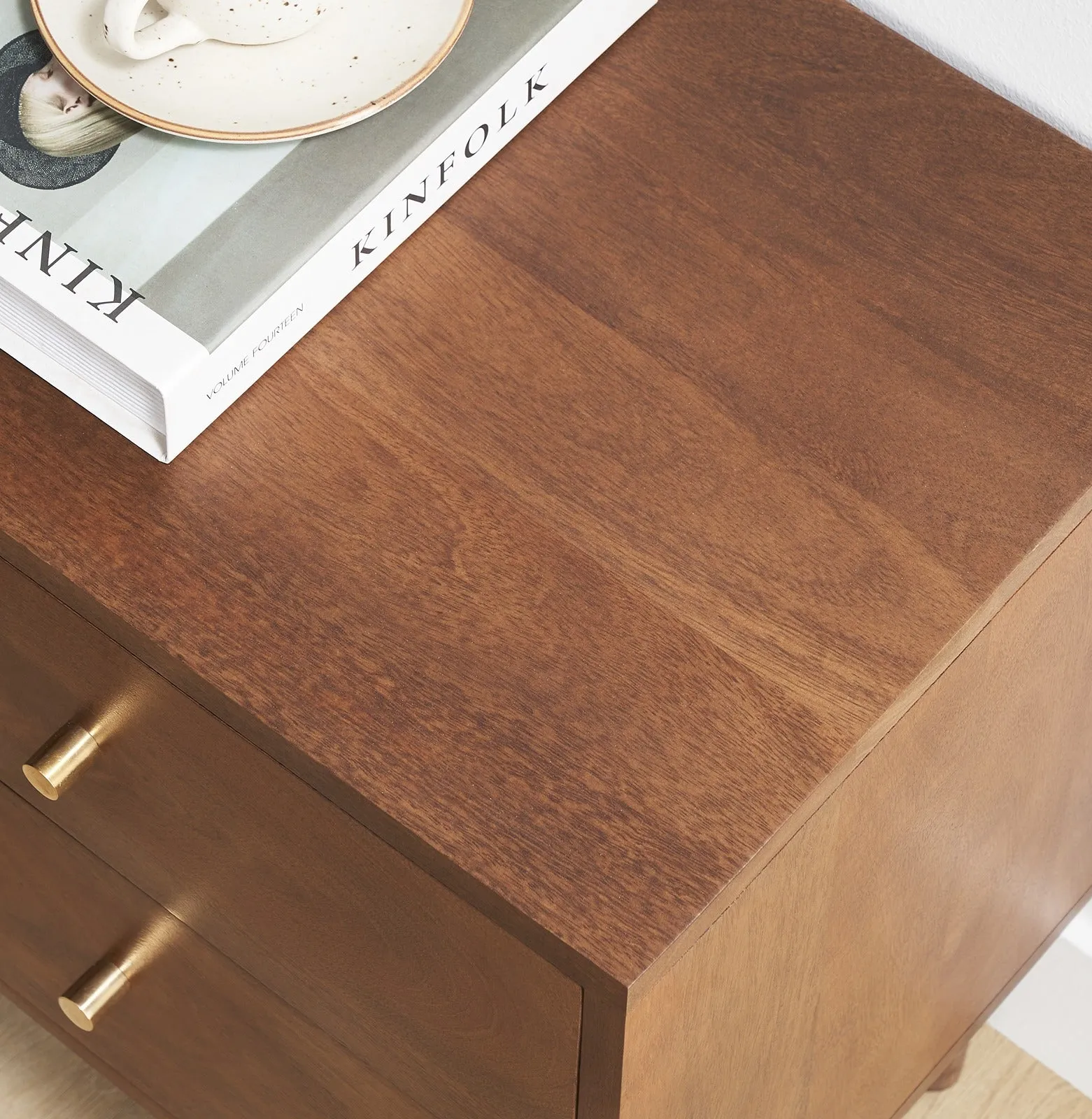 Scandinavian Walnut Oslo Bedside Table