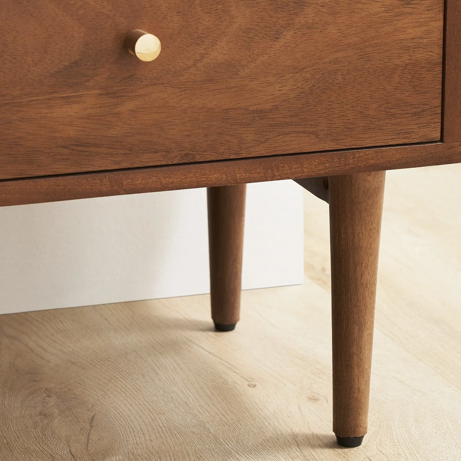 Scandinavian Walnut Oslo Bedside Table