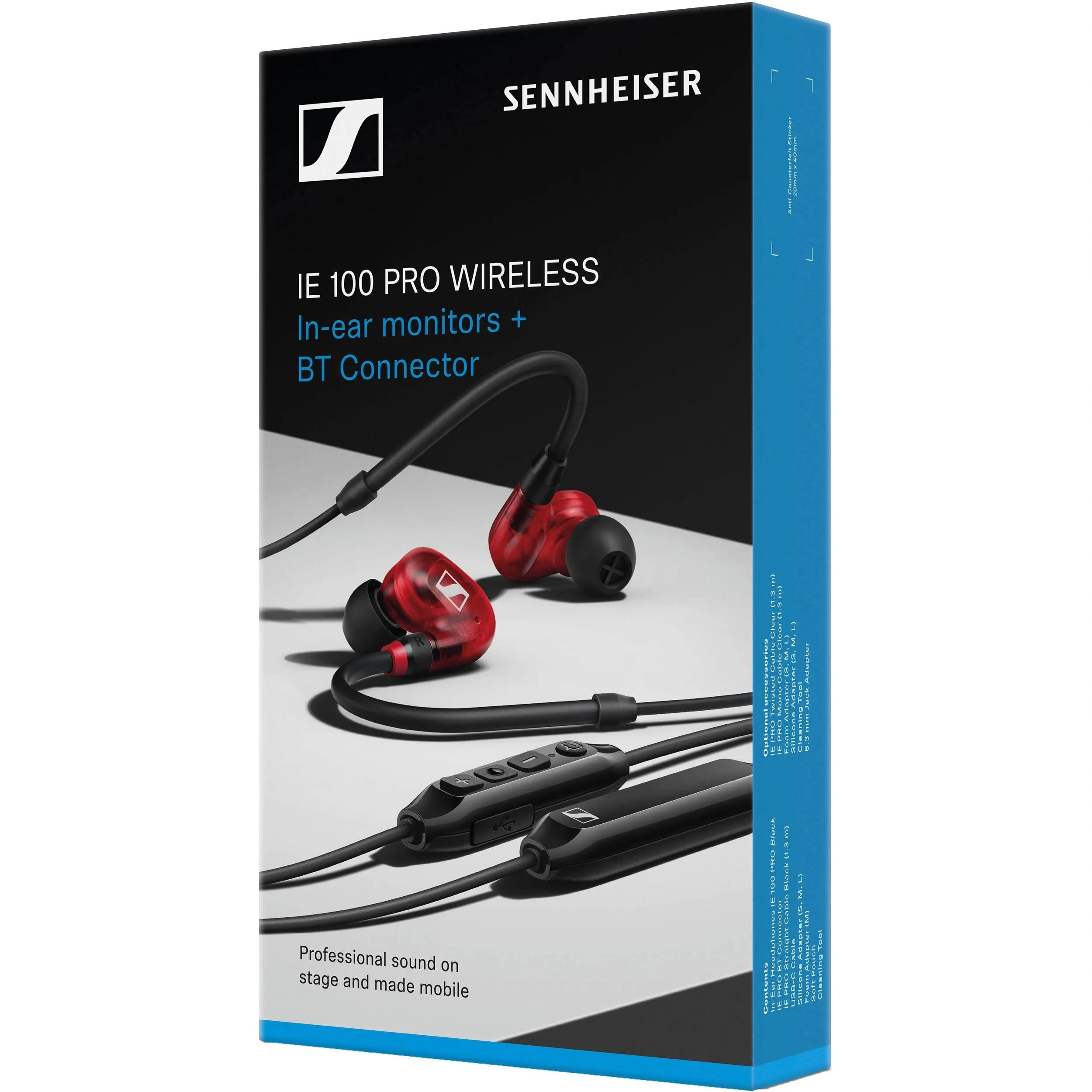 Sennheiser Professional IE 100 PRO Dynamic In-Ear Monitoring Headphones (Red)