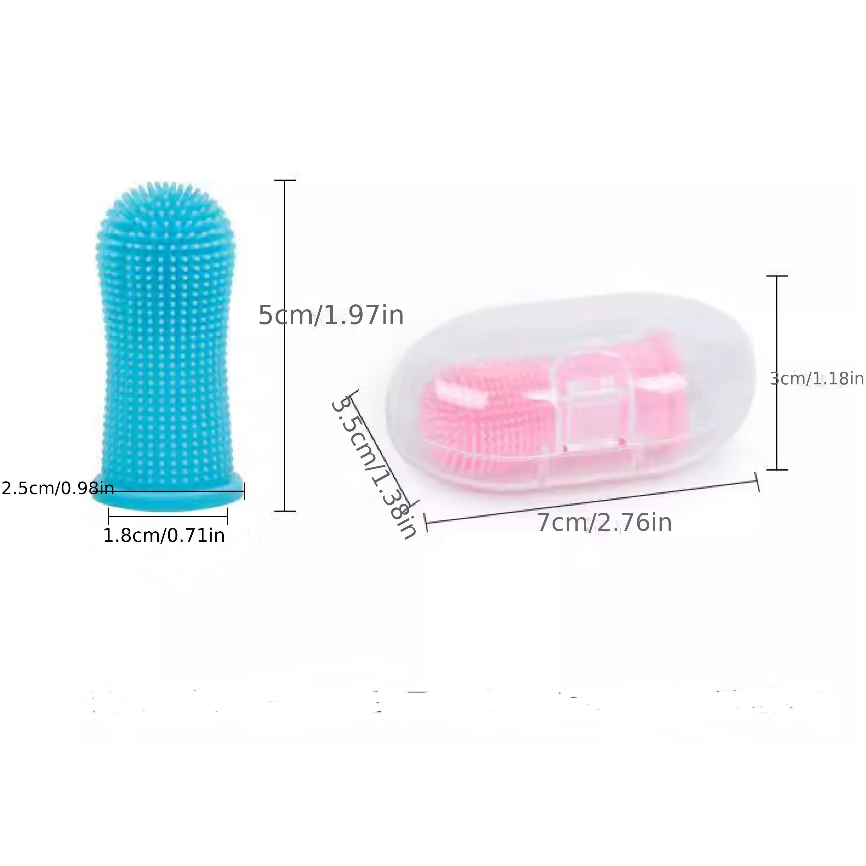 Silicone Fingertip Pet Toothbrush Keep Your Pets Teeth Healthy