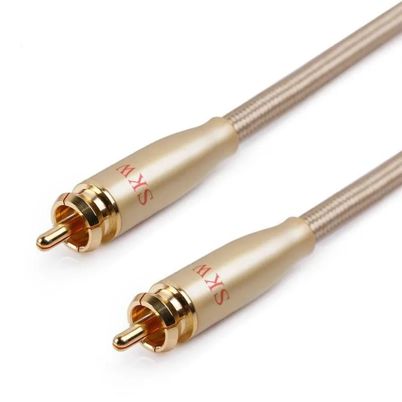 SKW SK1606001 RCA Audio Cable Male To Male Subwoofer Digital Coaxial Cable