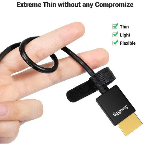 SmallRig Ultra-Slim 4K HDMI Data Cable (D to A) (35cm)