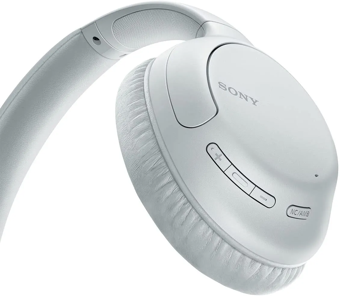 Sony WH-CH710N Wireless Noise Canceling Headphones with Microphone, White - WHCH710NW-ER (Refurbished)