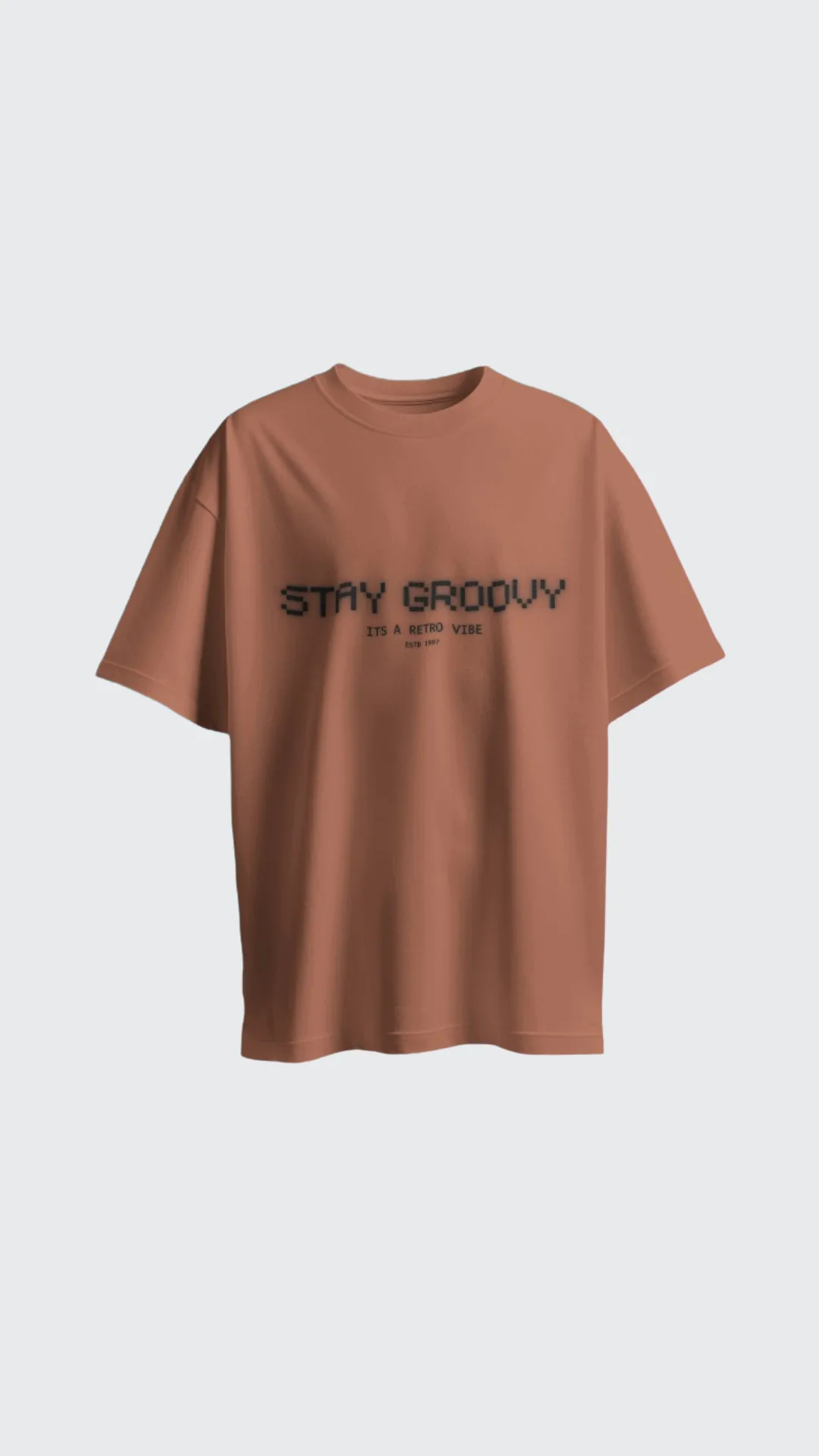 Stay Groovy Oversized T-shirt for Men