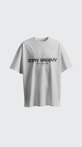 Stay Groovy Oversized T-shirt for Men