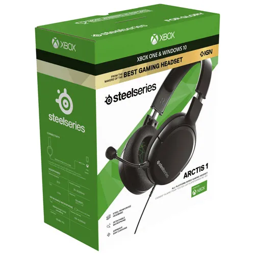 SteelSeries Arctis 1 Wired Gaming Headset Headphones Microphone XBOX