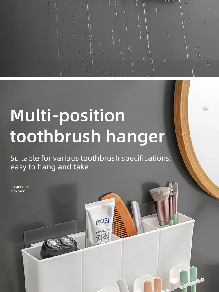 Stick-On Toothbrush Holder