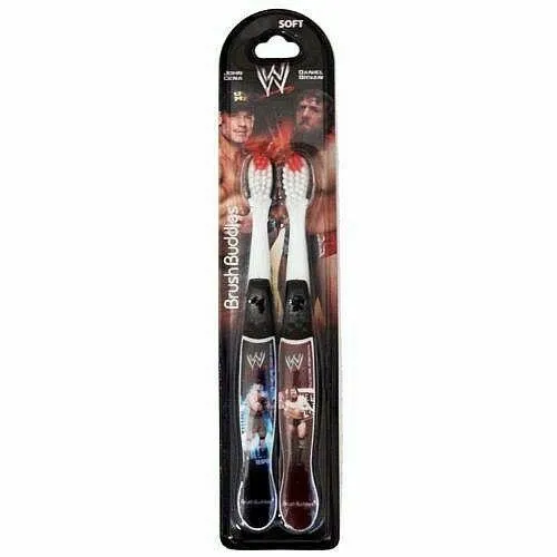 toothbrush brush buddies cena bryan 2pack