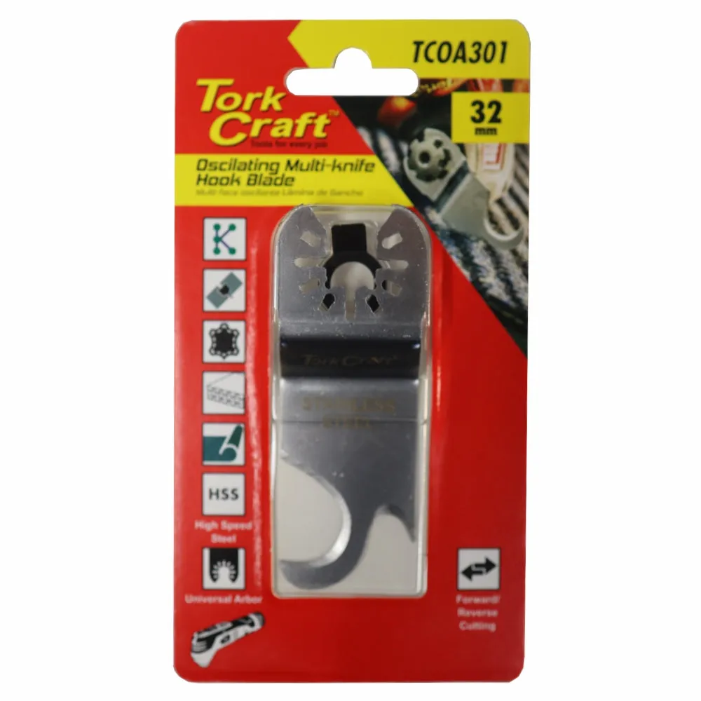 TORK CRAFT OSCILATING MULTI-KNIFE HOOK BLADE 32MM TCOA301