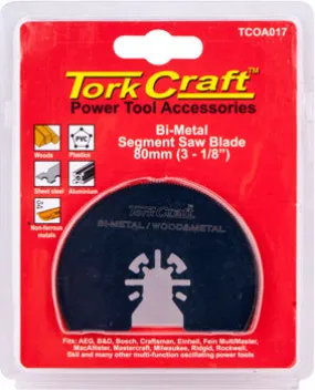 TORK CRAFT QUICK CHANGE SEGMENT SAW BLADE 80MM(3-1/8') TCOA017