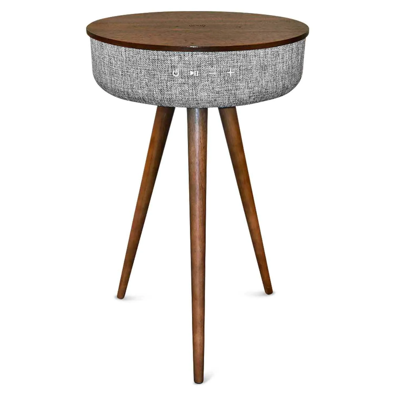 TOUCHDOWN Wireless Charging Table with Speakers - Walnut | Ash | Grey