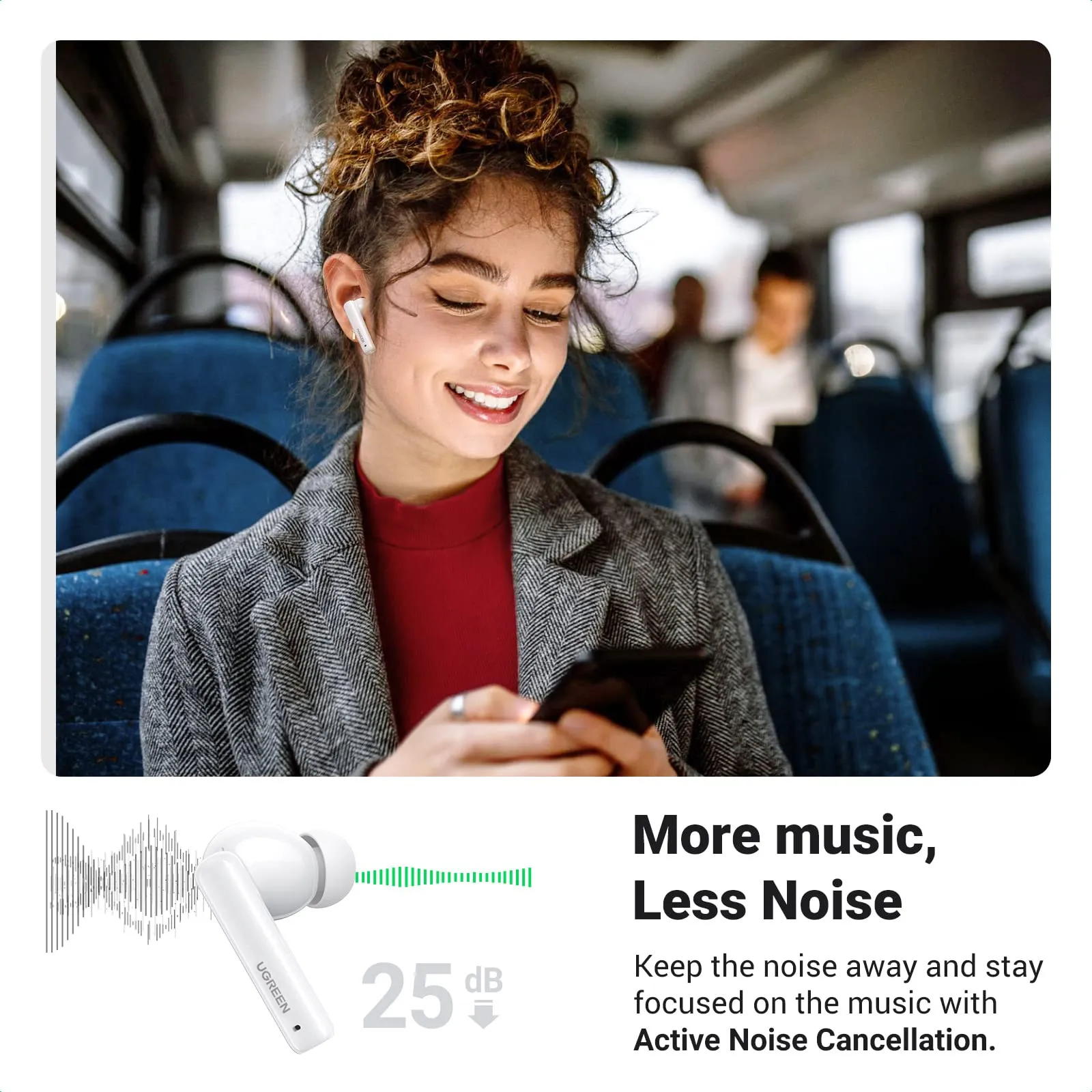 UGREEN HiTune T3 Active Noise Cancelling Earbuds