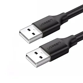 UGREEN USB 2.0 A Male Nickel-Plated Data Charger Cable with 480Mbps Transfer Speed (Available in 0.25M, 0.5M, 1M, 1.5M, 2M) | 10307, 10308, 10309, 10310, 10311