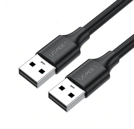 UGREEN USB 2.0 A Male Nickel-Plated Data Charger Cable with 480Mbps Transfer Speed (Available in 0.25M, 0.5M, 1M, 1.5M, 2M) | 10307, 10308, 10309, 10310, 10311