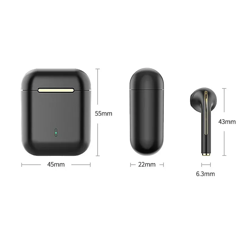 Ultimate Wireless Earbuds:5.3 Bluetooth Earphones with Noise Cancellation-with Wireless Charging- Deep Bass- Built-in Mic