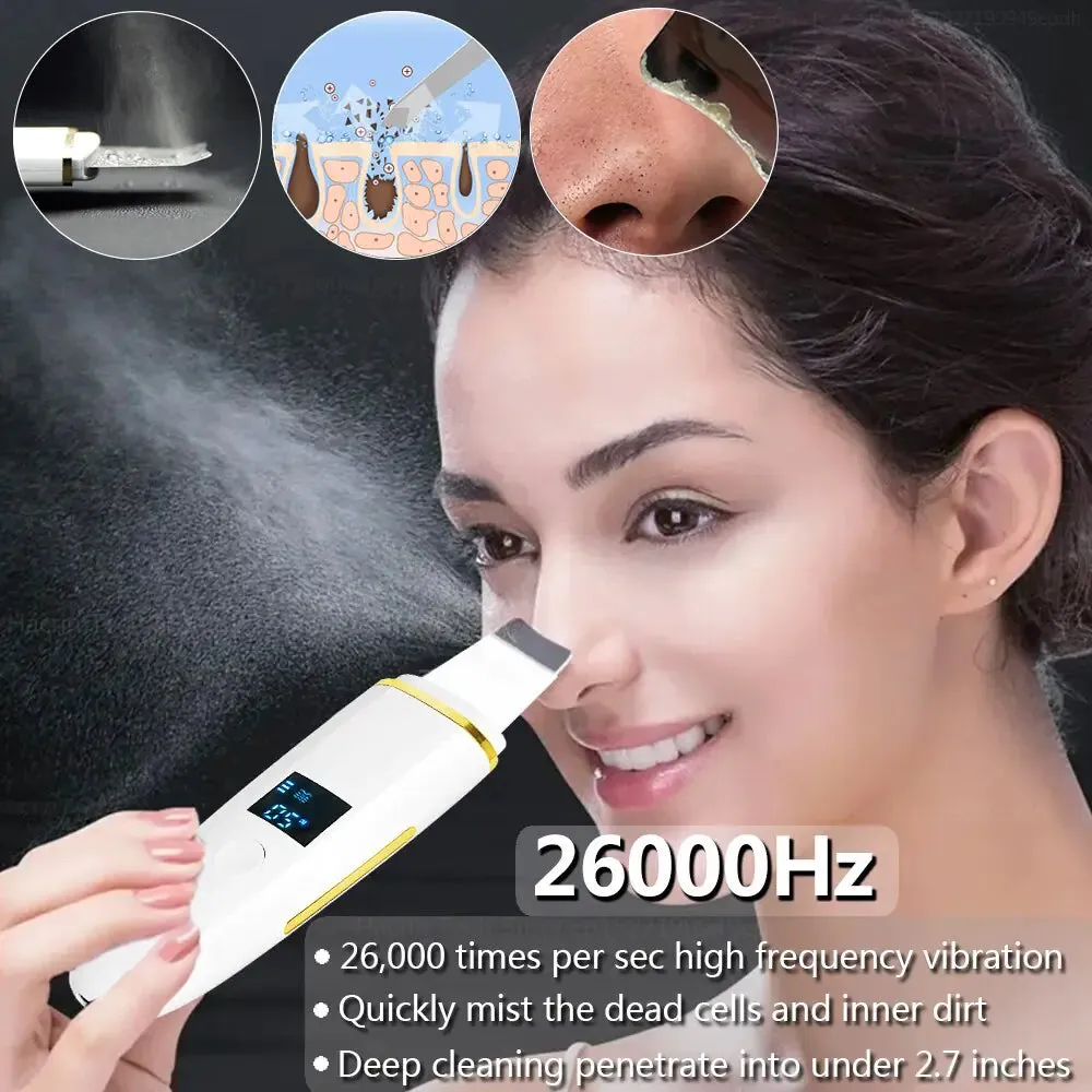 Ultrasonic Skin Scrubber: Facial Cleansing