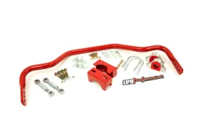 UMI Performance 1978-1988 GM G-Body 1-3-8” Tubular Rear Drag Sway Bar, Bolt-on