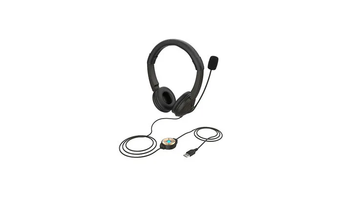 USB Wired Headset With Noise Cancelling