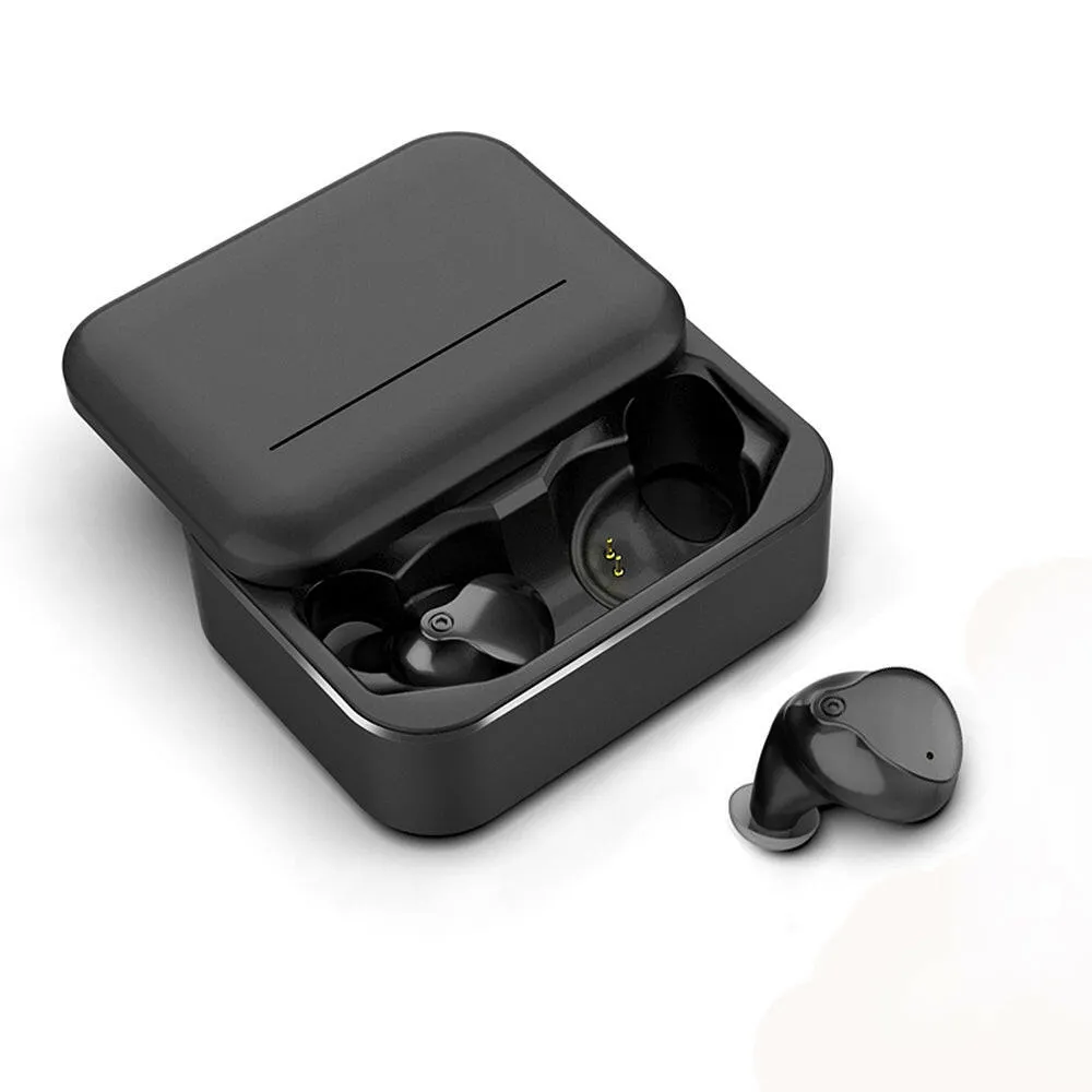 V10 True Wireless Stereo Earphone Touch-controlled Headphones Sports Headset Mini Earbuds with Mic Charging Box