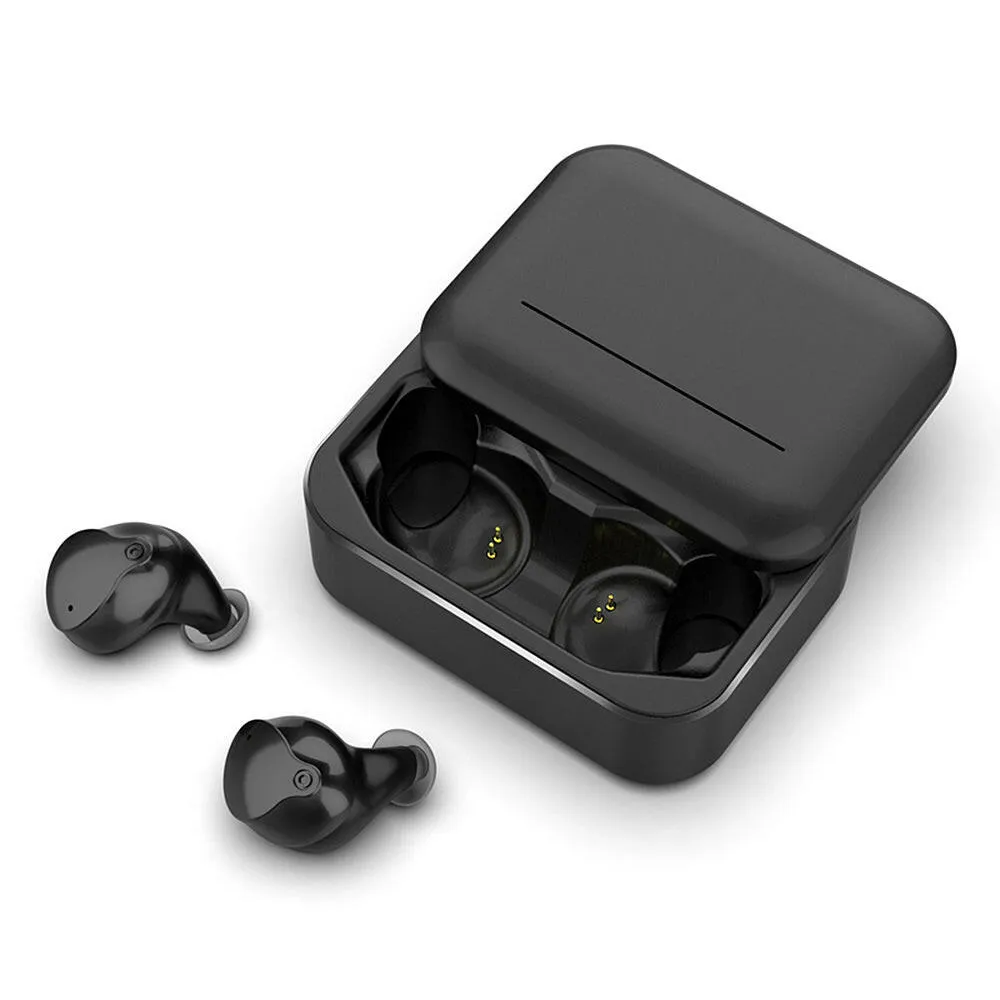 V10 True Wireless Stereo Earphone Touch-controlled Headphones Sports Headset Mini Earbuds with Mic Charging Box