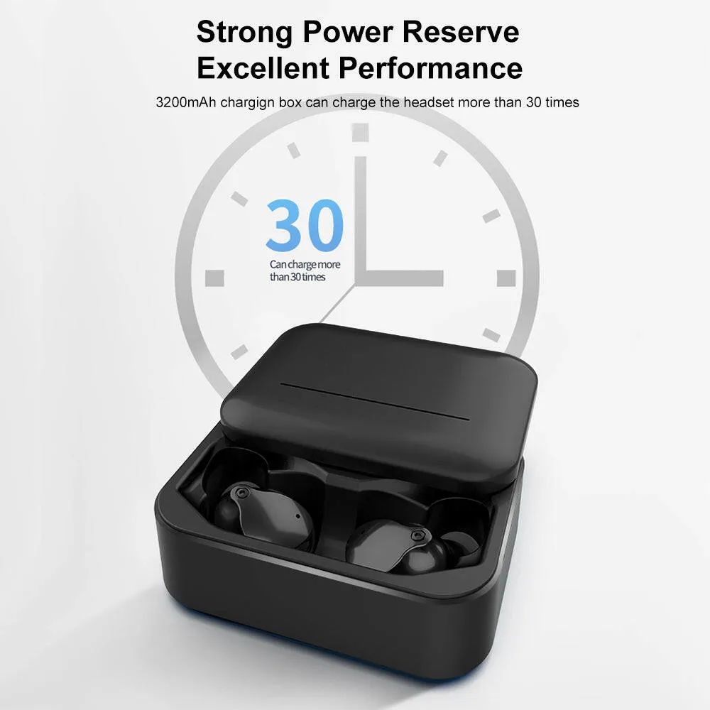 V10 True Wireless Stereo Earphone Touch-controlled Headphones Sports Headset Mini Earbuds with Mic Charging Box