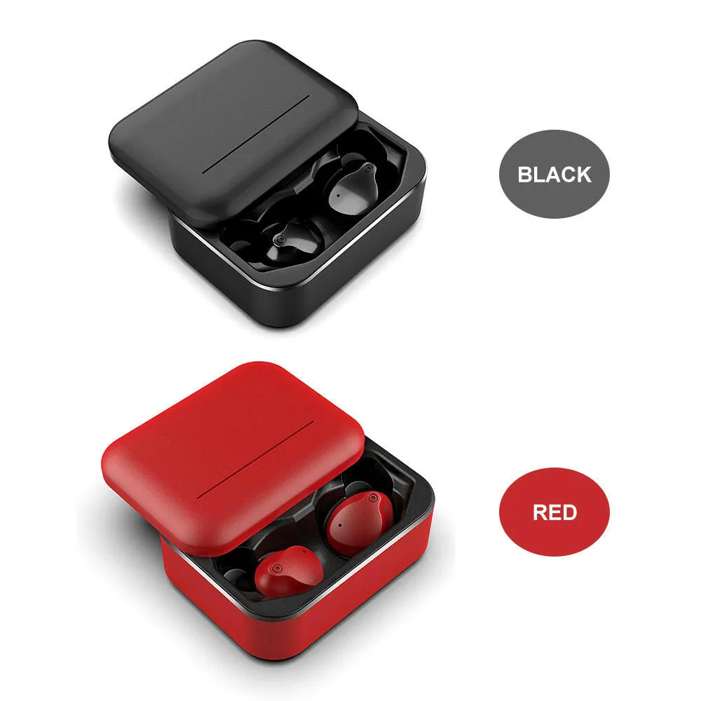 V10 True Wireless Stereo Earphone Touch-controlled Headphones Sports Headset Mini Earbuds with Mic Charging Box