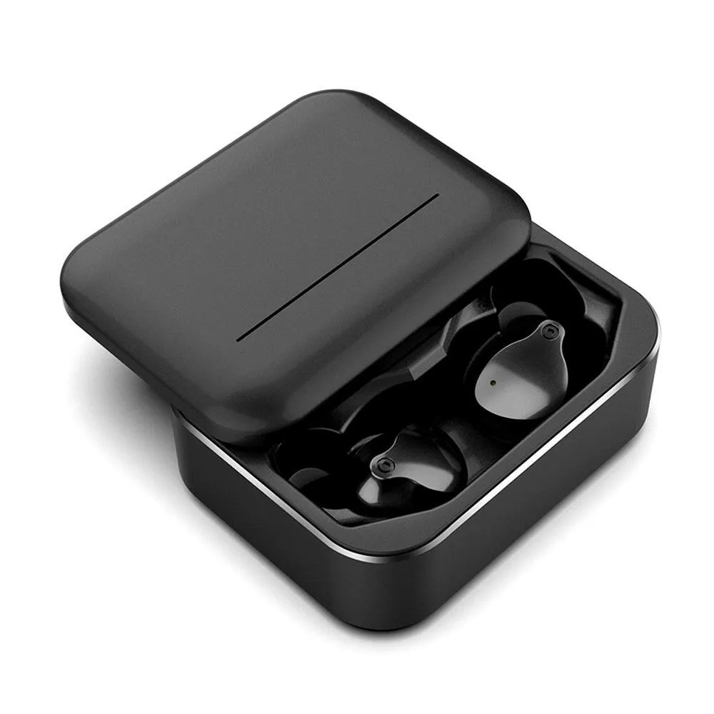 V10 True Wireless Stereo Earphone Touch-controlled Headphones Sports Headset Mini Earbuds with Mic Charging Box