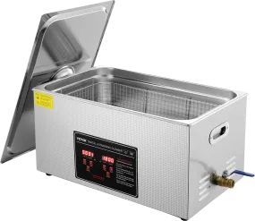 Vevor Ultrasonic Cleaner 5.8 Gal Stainless Steel 40kHz 650W Heating Function with Digital Timer New