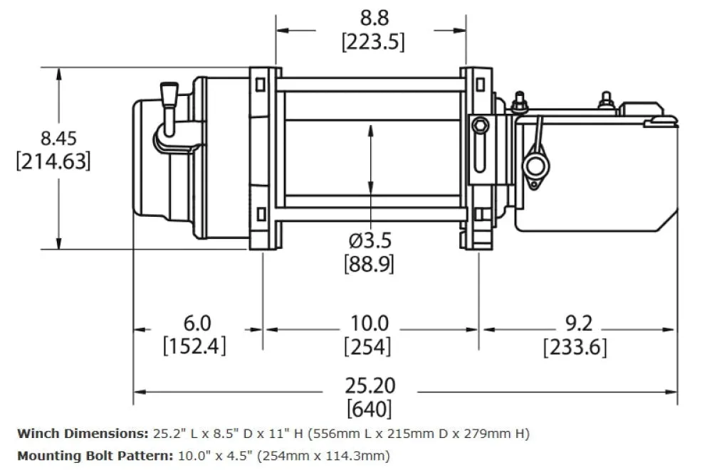 WARN M15-S 15000lb Electric Recovery Winch | 97730