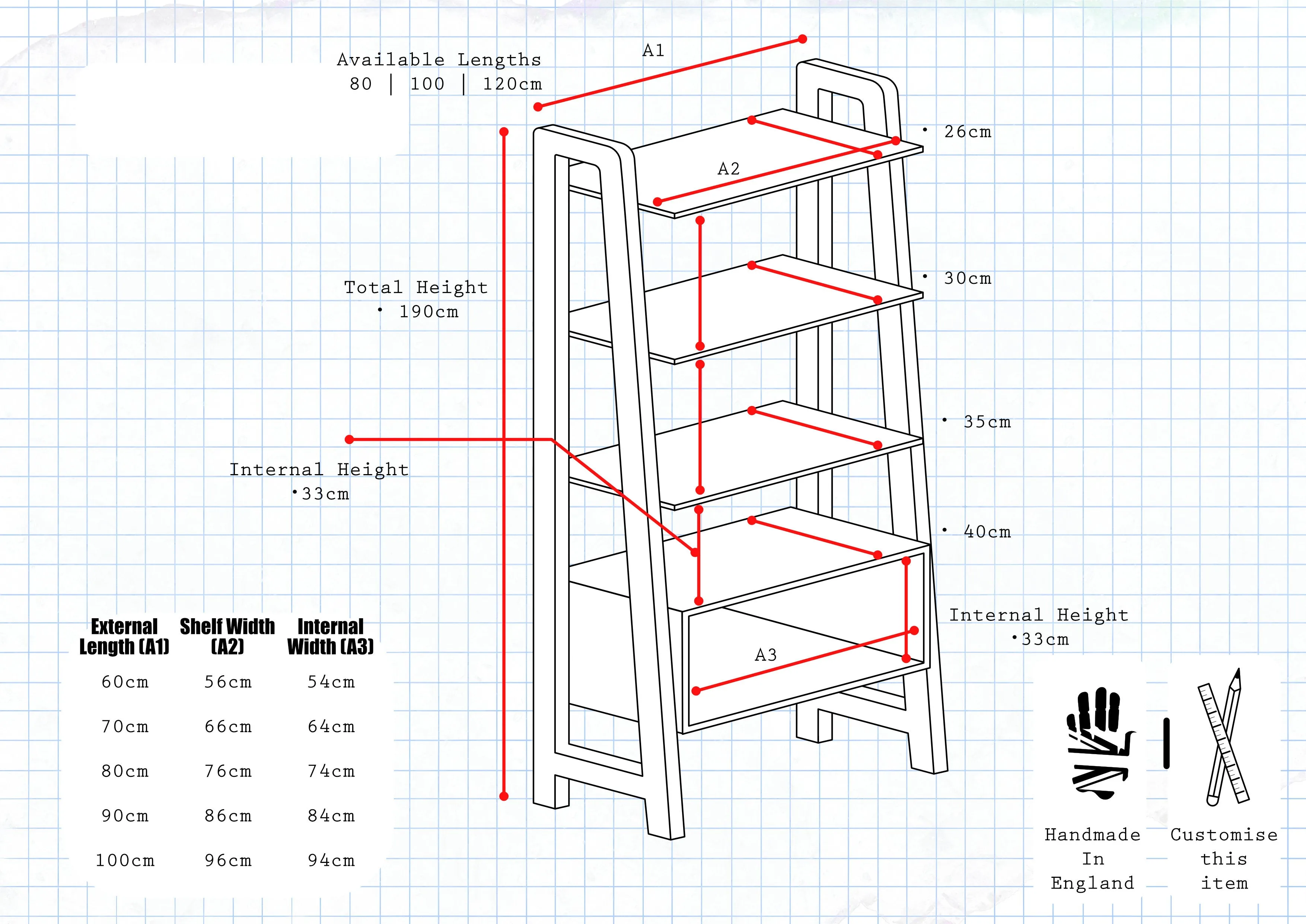 Wooden Free Standing Shelving, Mid-Century Shelving, Unit with Storage Space