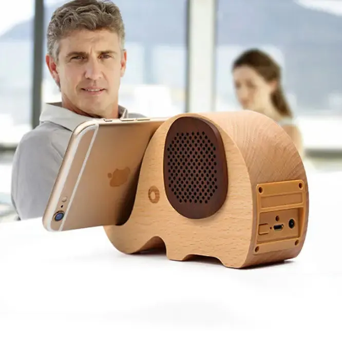 WOODSY GOODSY 2 IN 1 Bluetooth Speaker And Cell Phone Stand