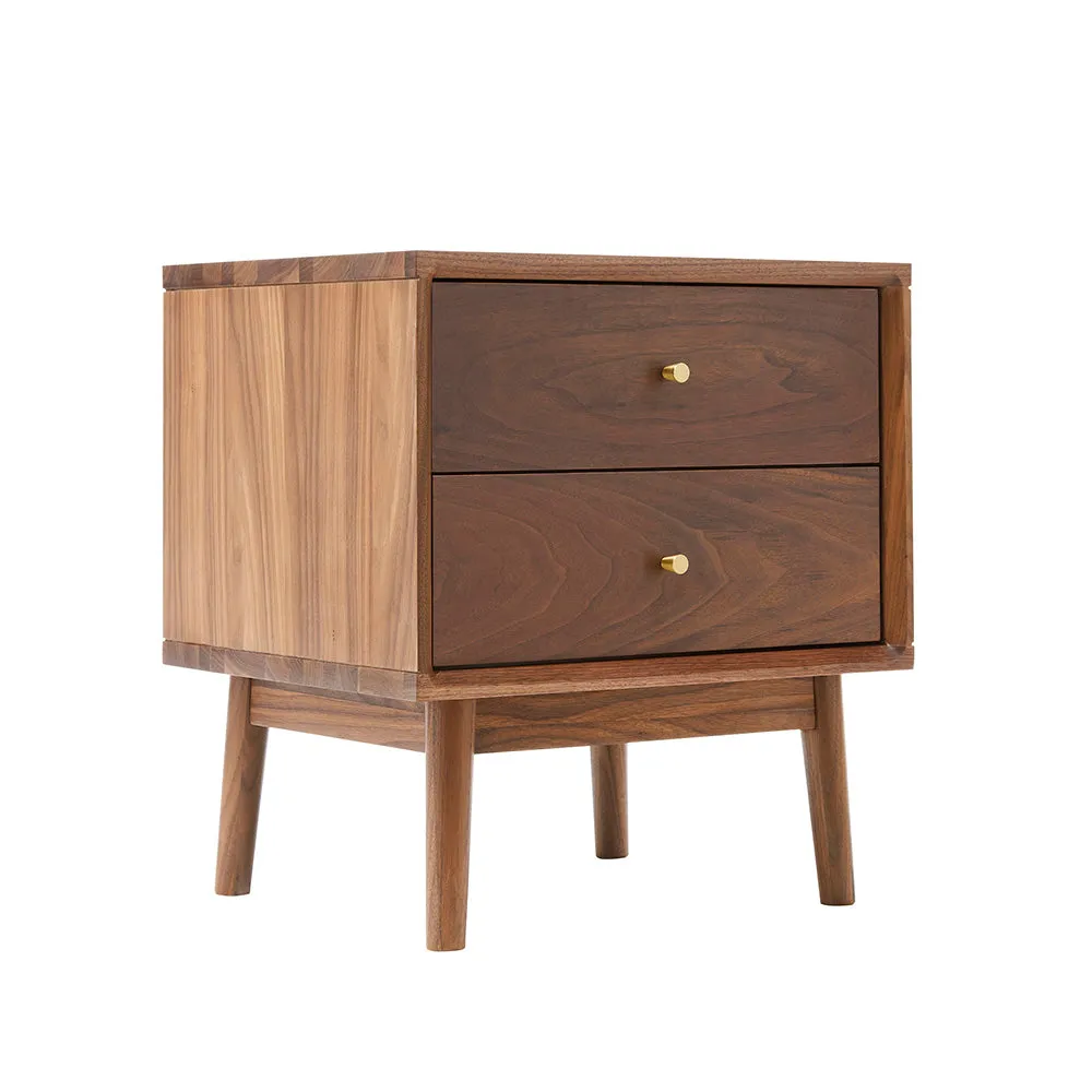 Wright Walnut Bedside Table