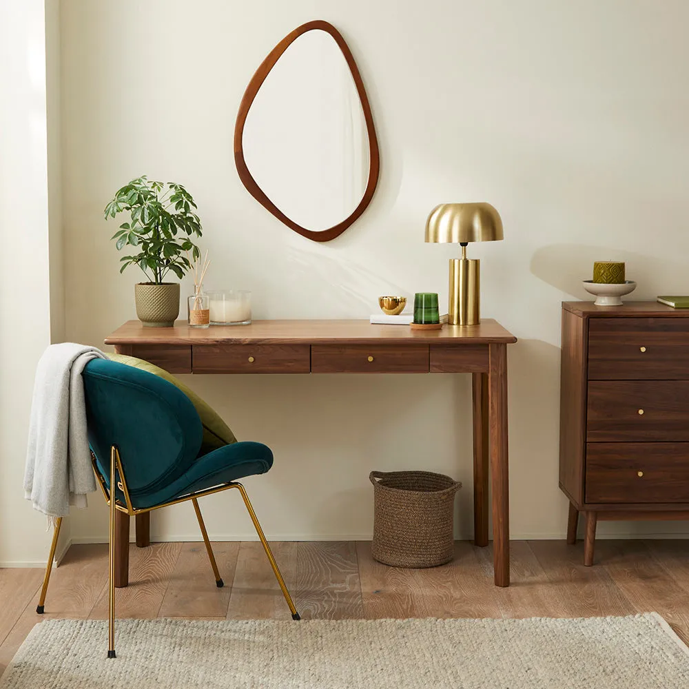 Wright Walnut Desk and Dressing Table