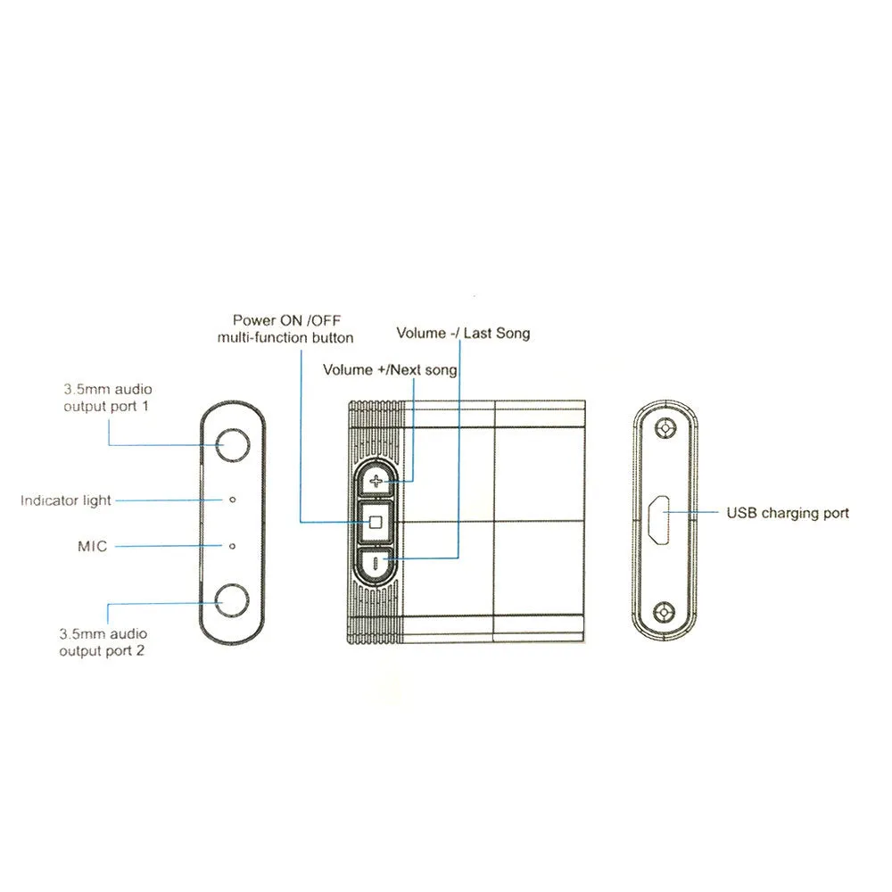 Xcessories Wireless Bluetooth Receiver Adapter for Speakers & Headphones